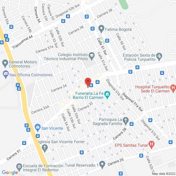 Map of Eventos Nuby
