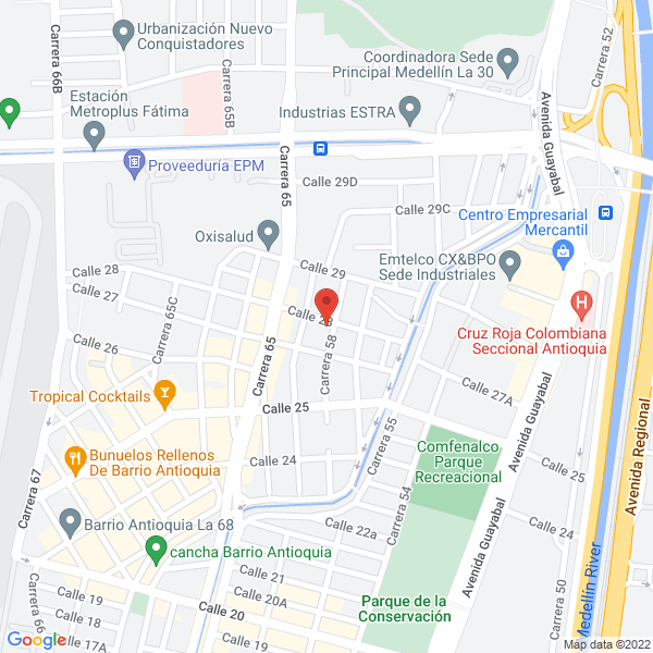 Map of Excedentes Industriales Jc