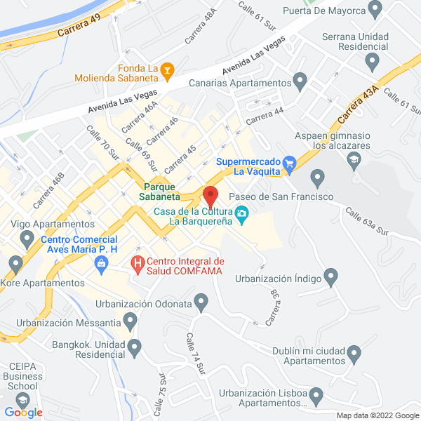 Map of Excelencia Visual