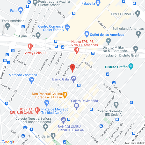 Map of Exhibidores S.A.S