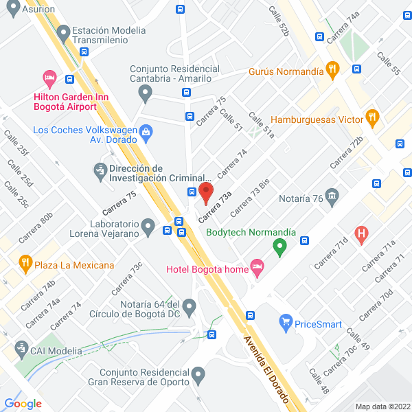 Map of Exhibiendo