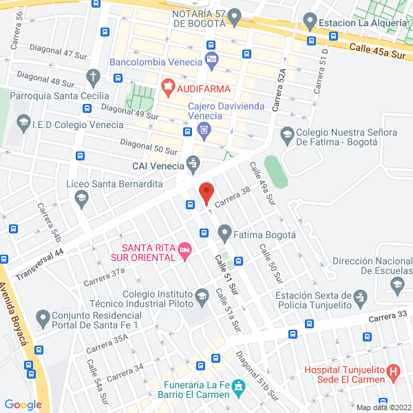Map of Ferretería Ram Ltda.