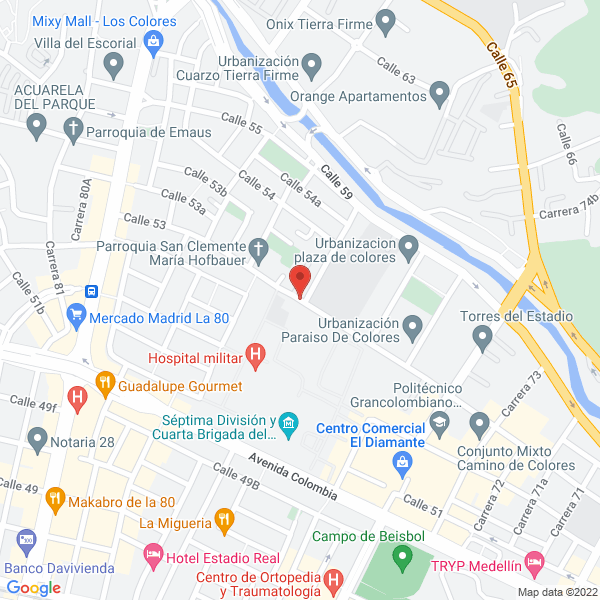 Map of Fique & Accesorios E.U.