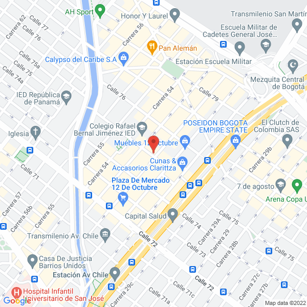 Map of Fkl Muebles Importados Sas