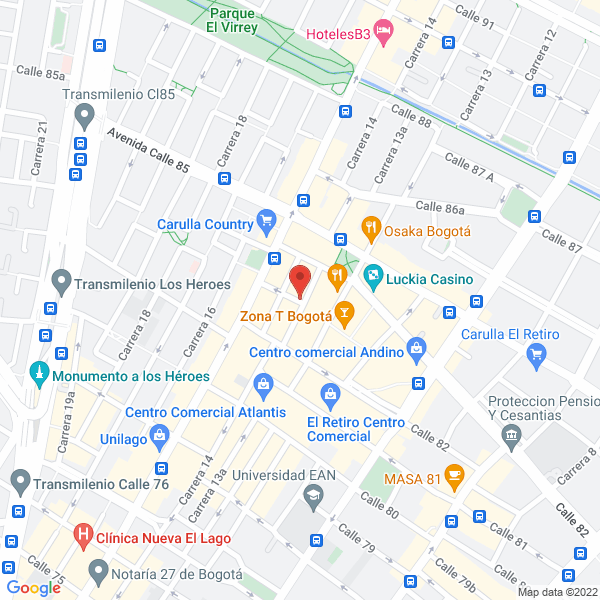 Map of Florandia Herrera Camacho S.A.S.