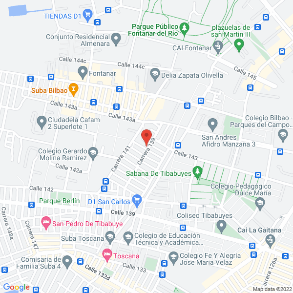 Map of Flores Luisa Fernanda