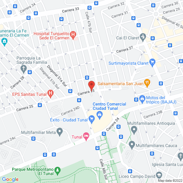 Map of Fotoamericana