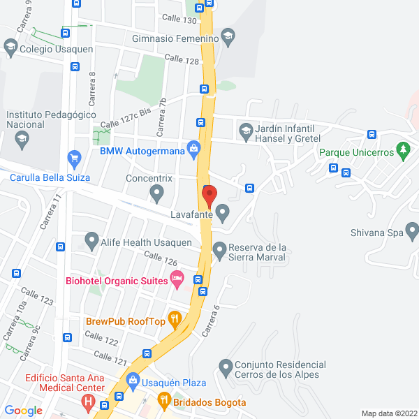 Map of G G Bernal E Hijos Ltda.