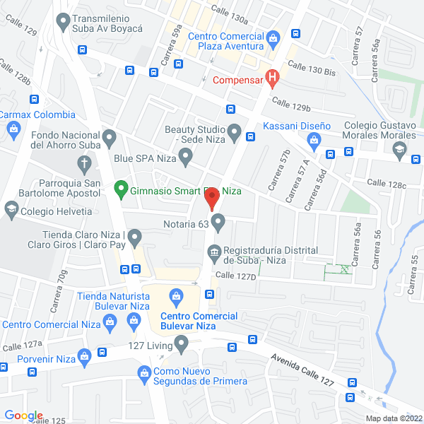 Map of Gasatex Ltda