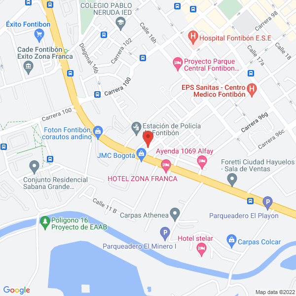 Map of Geberal Contractor Sas