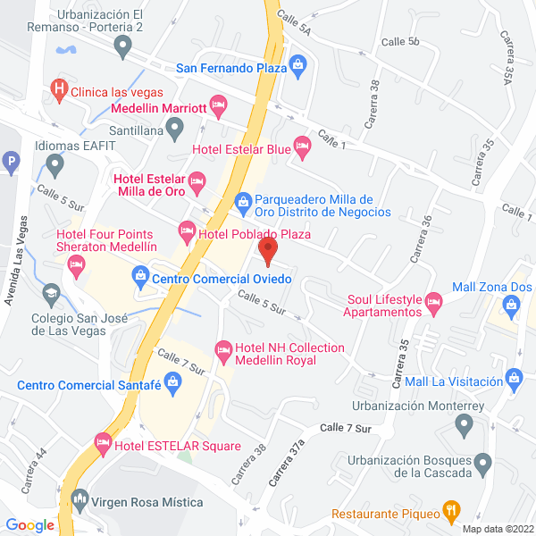 Map of Gemelos Vestidos De Baño