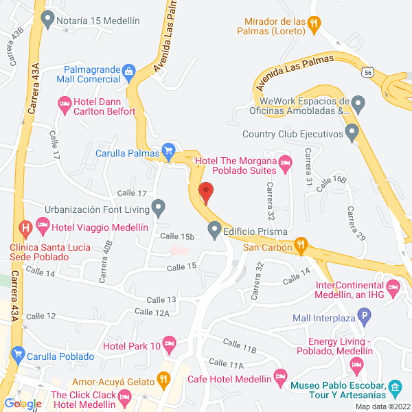 Map of Generación Y Vida S.A.S.