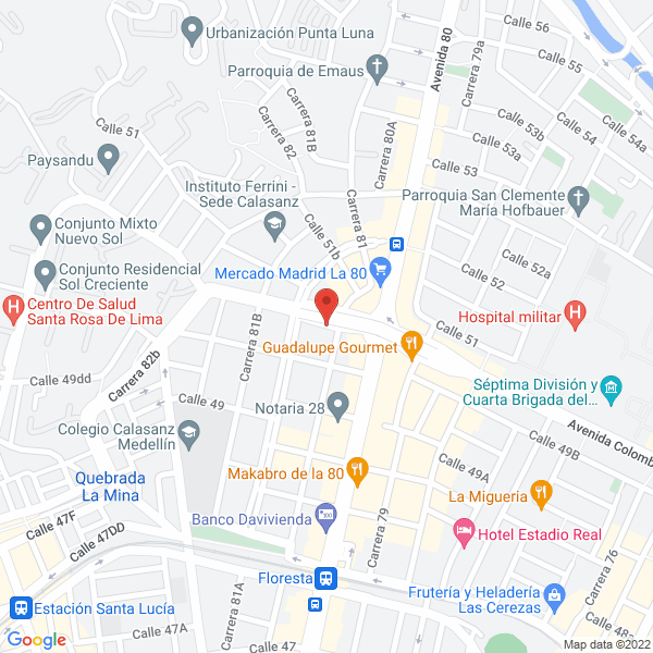Map of Grupo Massmedia S.A.S.