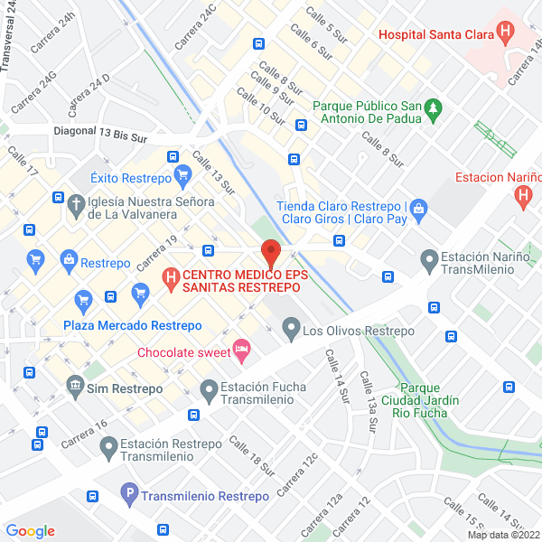 Map of Cristian Bag'S Ltda.