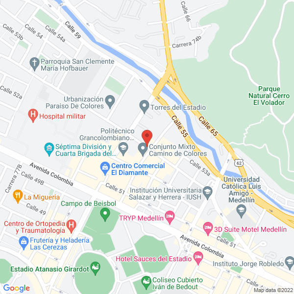 Map of Grupo Vitalcolores S.A.S.