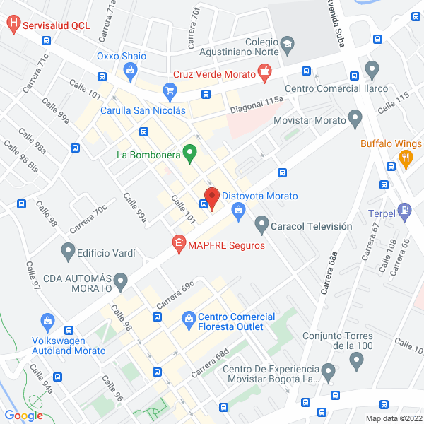 Map of Hector Daniel Santiago Murcia & CIA.