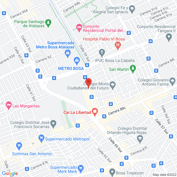 Map of Heladería Leche Y Miel