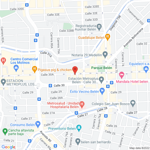 Map of Helados Celestial