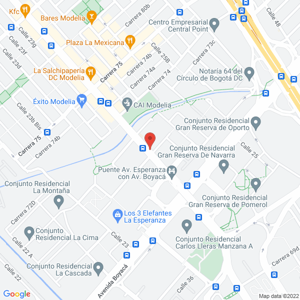 Map of Iglesia Comunidad Cristiana Carísmatica La Esperanza