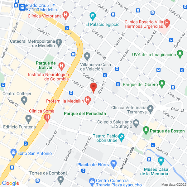 Map of Iglesia Comunidad Cristiana Shalom