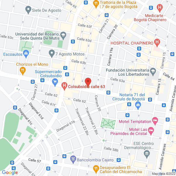 Map of Iglesia Cristiana Bendición Y Vida Eterna