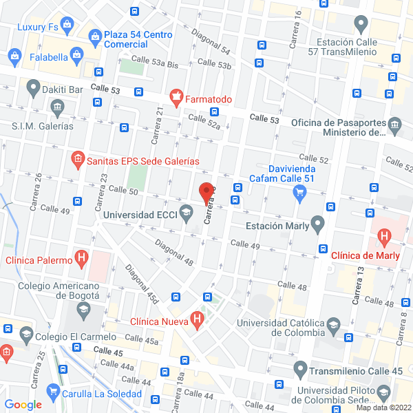 Map of Iglesia Del Señor
