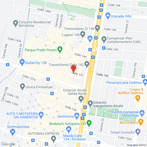 Map of Imc Industrias Metálicas Cortes Ltda.