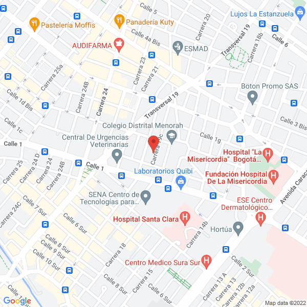 Map of Impresos Y Laminados Rodríguez