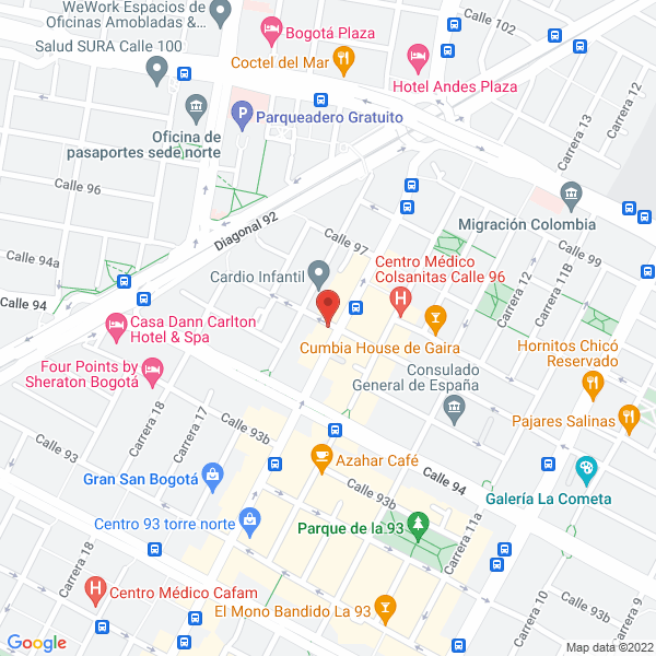 Map of Ina Bromco Cía. Ltda.