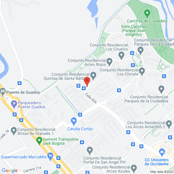 Map of Ind. Metalicas Juan Pablo - N
