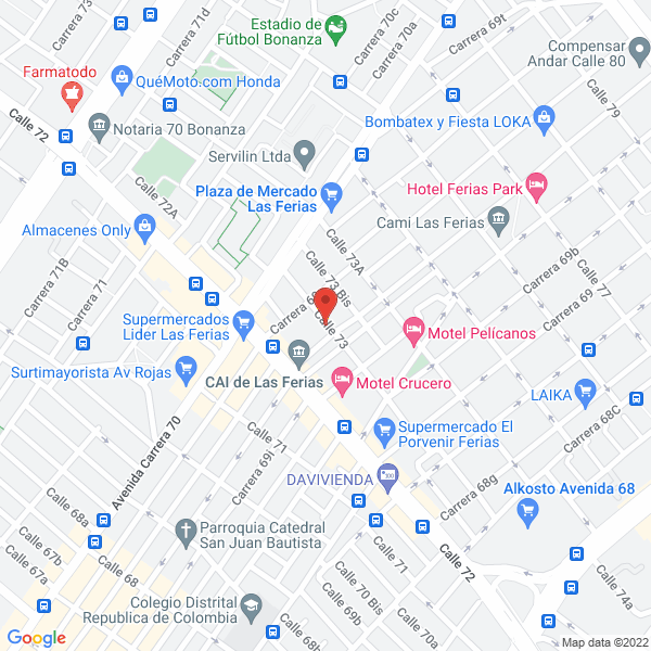 Map of Innova Proyectos & Asesorías Sas