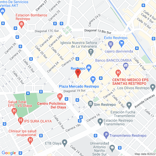 Map of Insumos Y Herrajes Ideal
