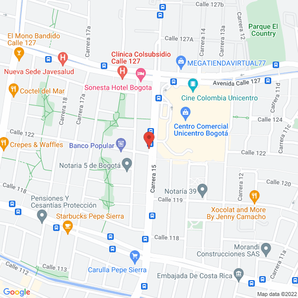 Map of Integral De Servicios En Asesoría Consultoría S.A.S.