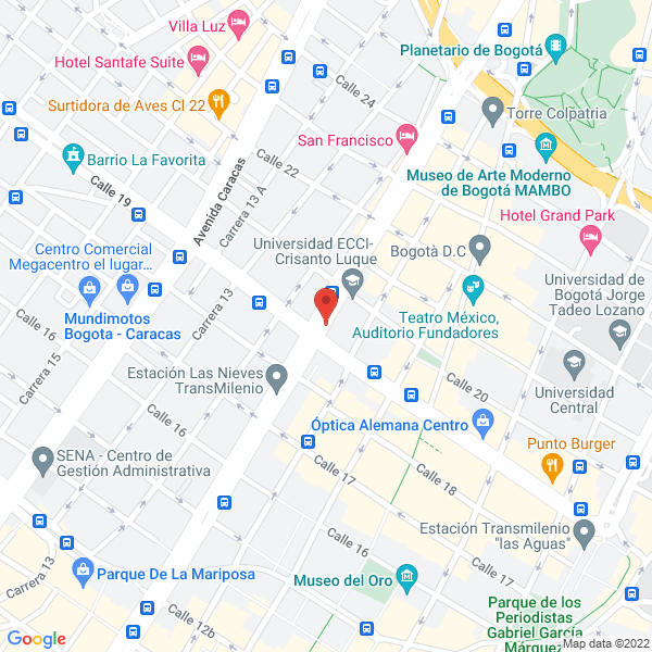 Map of Interapuestas