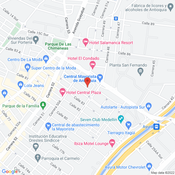 Map of Intercambio Comercial