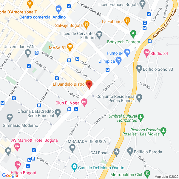 Map of Inversiones Argu Ltda