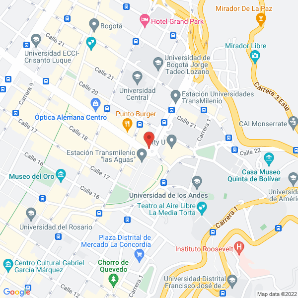 Map of Inversiones Barichara