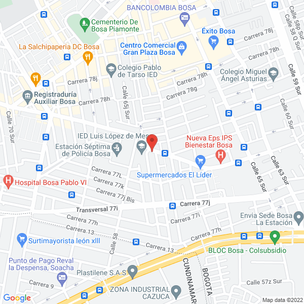 Map of Jcv Comunicaciones