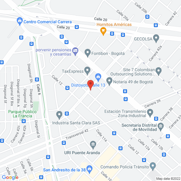 Map of Je Galofre E Hijos & Cia S.C.A.