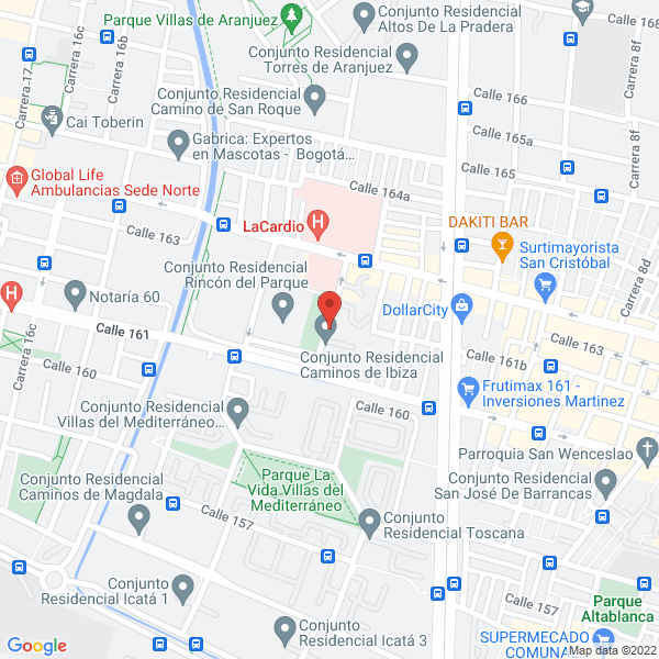 Map of Jiménez Ferreira Consultores.Asociados