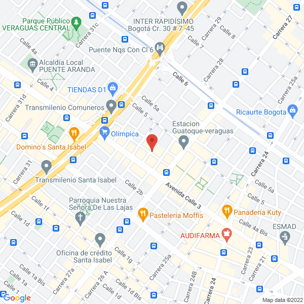 Map of Jmop Ltda.