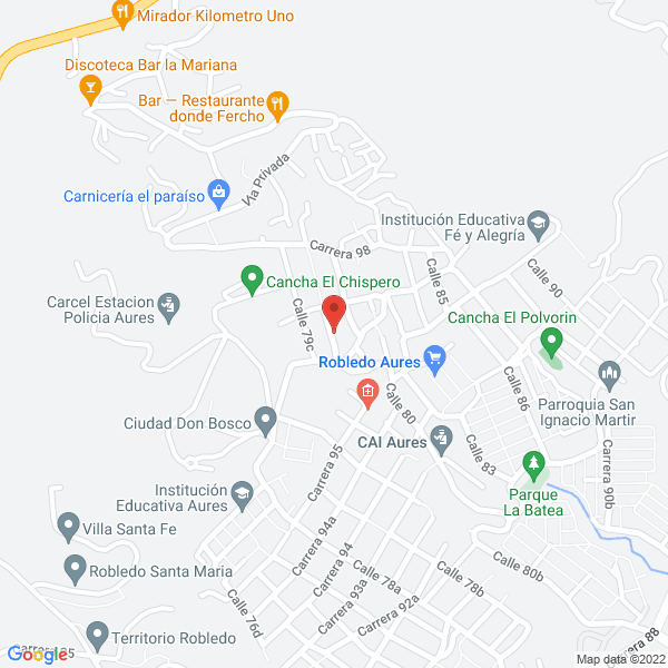Map of Juan Flórez Construcciones S.A.S.