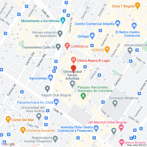 Map of Juancho Carrancho