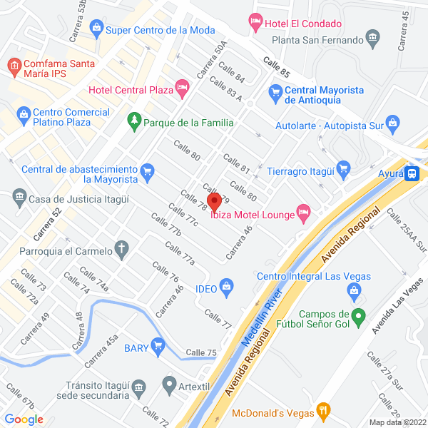 Map of Juanguilonga