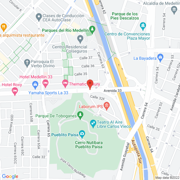 Map of Jugos Con Ñapa La 33 S.A.S