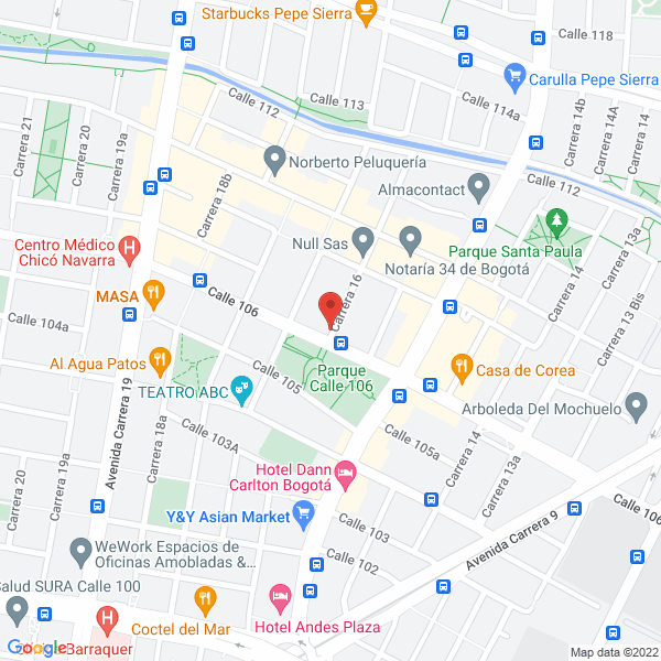 Map of Kairos Nutrición Colombia Ltda.