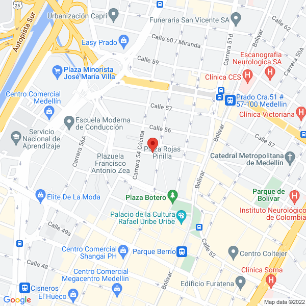 Map of Enmarcaciones El Reloj