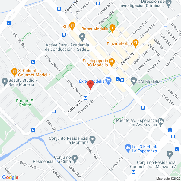 Map of D'Francisco