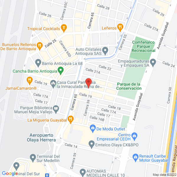 Map of D. M. I. Y Cía Ltda.
