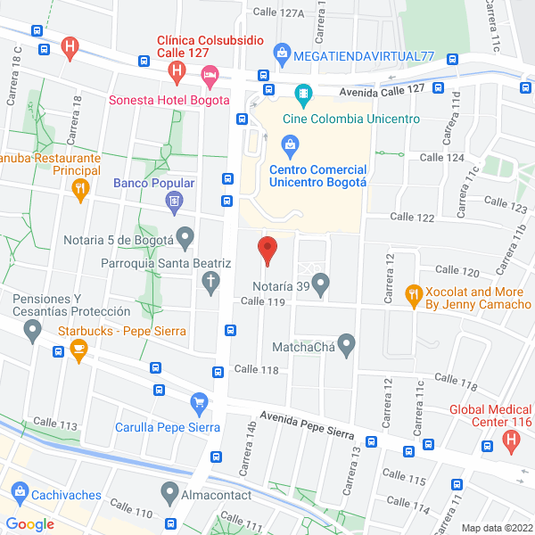 Map of Escuela De Futbol River Plate Fortaleza